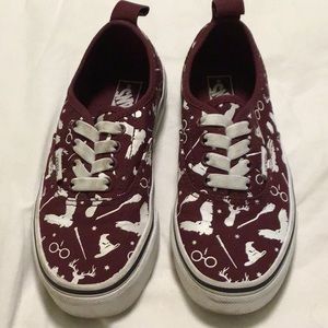 Van tennis shoes Harry Potter themed size 13 kids